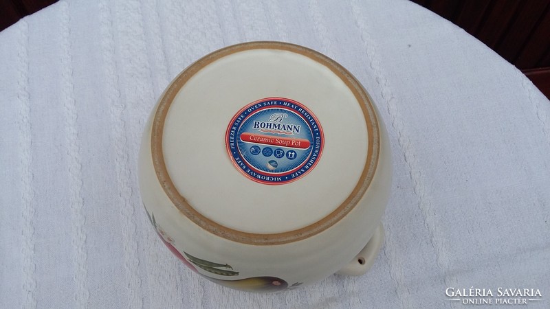 Bohmann kerámia leveses tál,  hőálló, használható sütőben, mikróban, fagyasztóba tehető