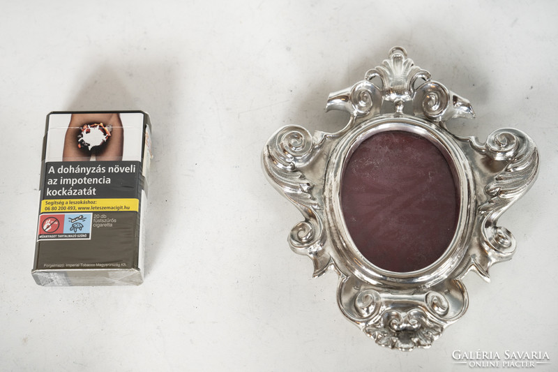 Silver neo-baroque frame