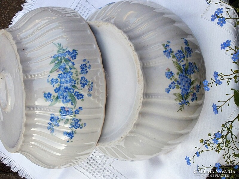 Zsolnay forget-me-not bowl 24.5 cm