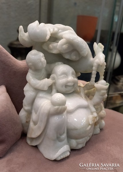 Antique Chinese jade carving Buddha