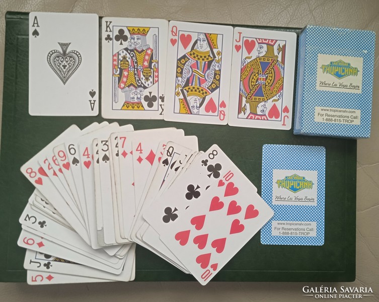 Francia kártya Las Vegas Tropicana póker römi canasta bridge és magyar kártya