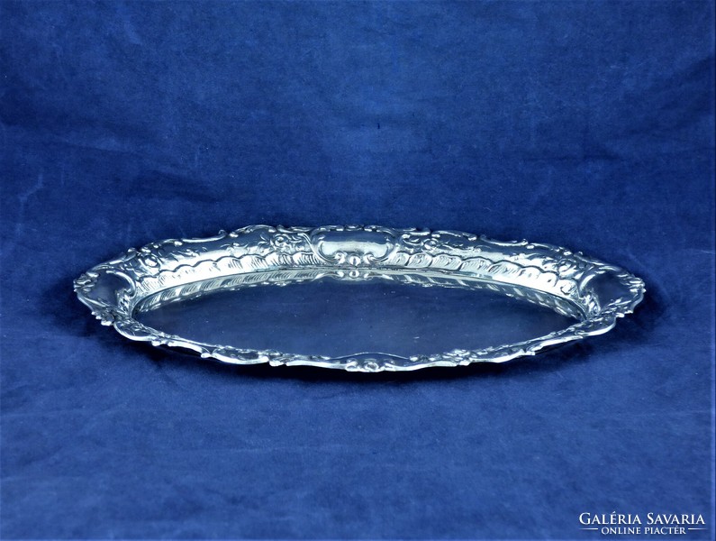 Charming, antique silver tray, German, ca. 1890!!!