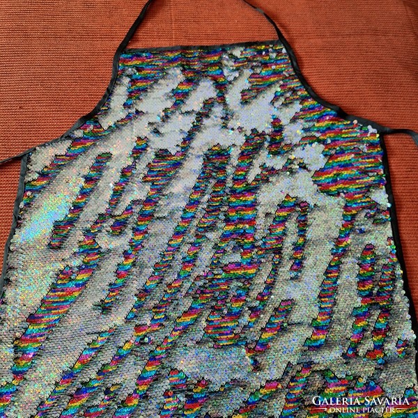 Full sequin apron