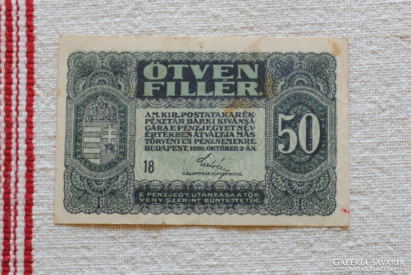 50 fillér  (18) 1920 EF-