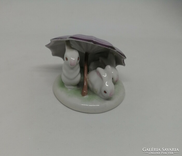 Drasche porcelain umbrella bunnies!