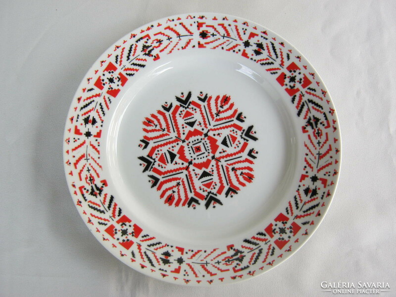 Hollóházi porcelán fali tányér dísztányér