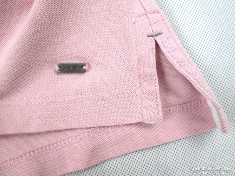 Original tommy hilfiger (l / xl) 3/4 sleeve women's elastic collar top