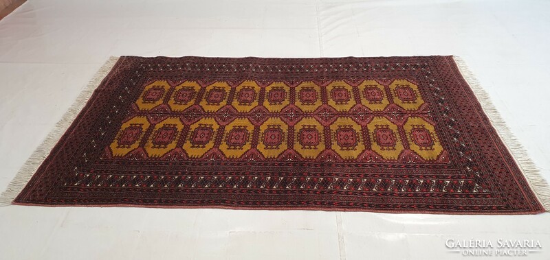 3143 Pakistani Bokhara Hand Knotted Woolen Persian Carpet 129x213cm Free Courier