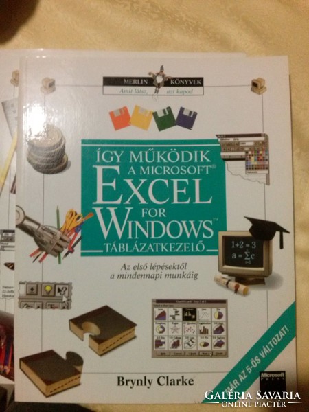 Retró számítógép tankönyvek: Word és Excel 1995 kezdő 