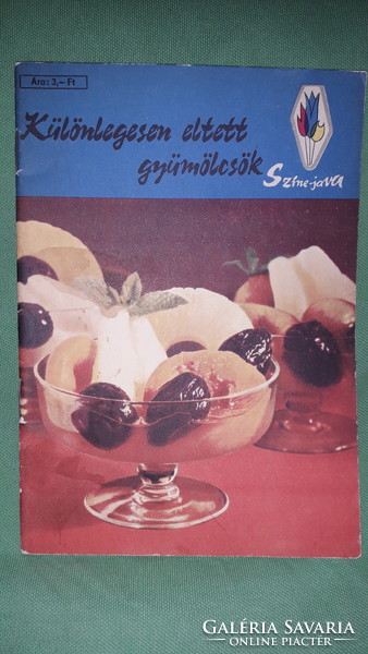 1968.Dr. Porpáczy Aladárné:Különlegesen eltett ... -Színe-Java füzet könyv a képek szerint MINERVA