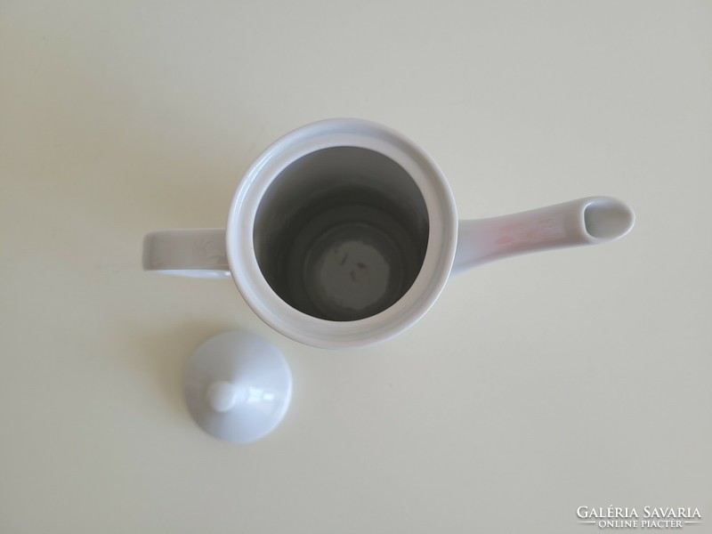 Retro Alföld porcelain centrum varia sundial coffee pot, old pot