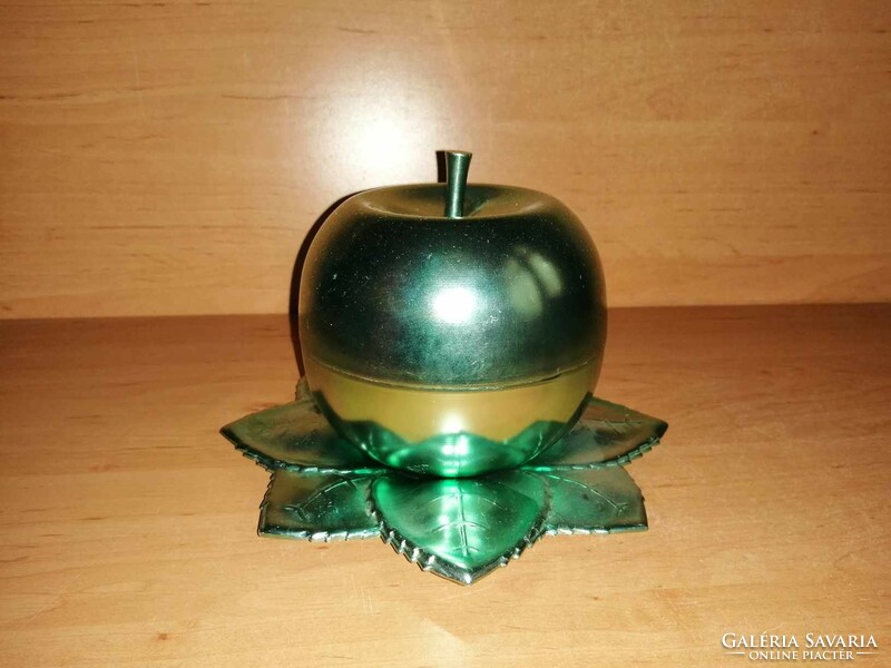Retro alma formájú italos kínáló készlet zöld színű, soha nem használt! (bb)