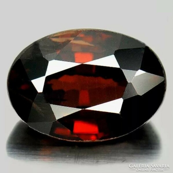 Amazing! 100% Prod. Deep imperial cognac zircon gemstone 1.53ct! (Vvs)! Its value: HUF 68,900!!!