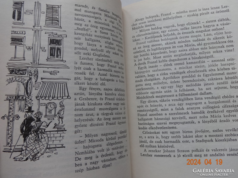 Margit Altay: what the clock tells - an old polka dot girl novel with drawings by the mercenary Vera (1967)