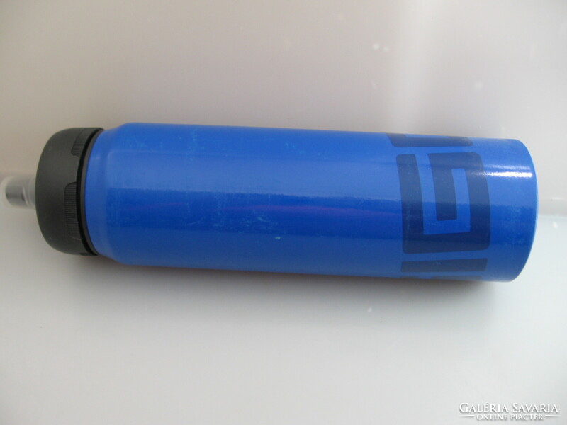 Sigg metal thermos flask with straw