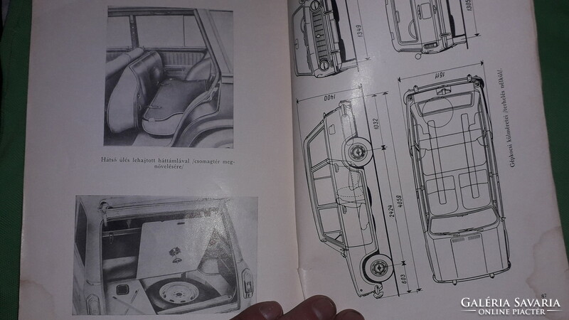 1965. Vaz-2101, 2102 passenger car user and operating instructions book according to pictures