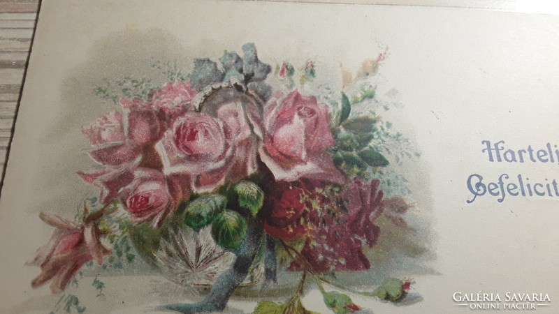 Antique greeting postcard.