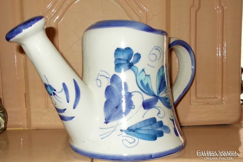 Ceramic flower watering can, jug.