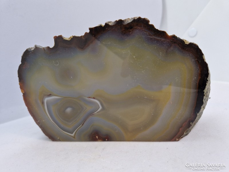 Agate mineral stone engraving