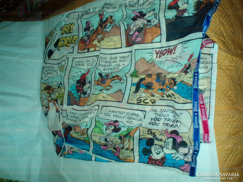 Vintage walt disney giant comic graphic scarf