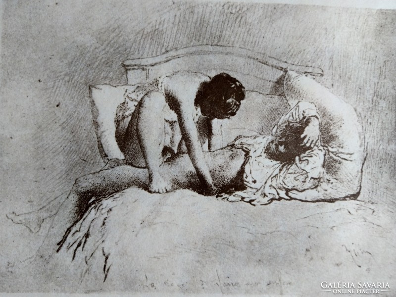 4 erotic illustrations by Zichy Mihályt.