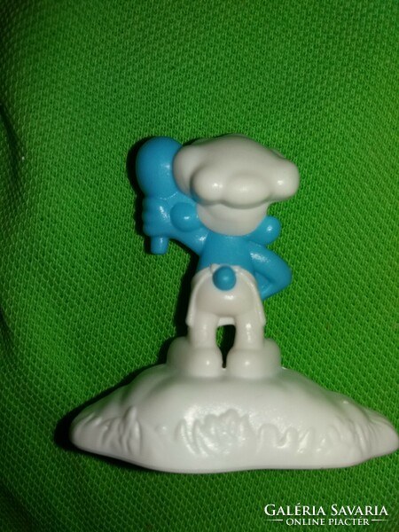 Retro original peyo shop goods smurfs - smurfs figures on a pedestal 3 in one according to the pictures