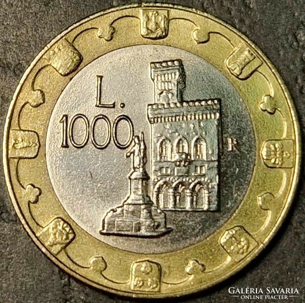 San Marino 1000 lira, 1997.