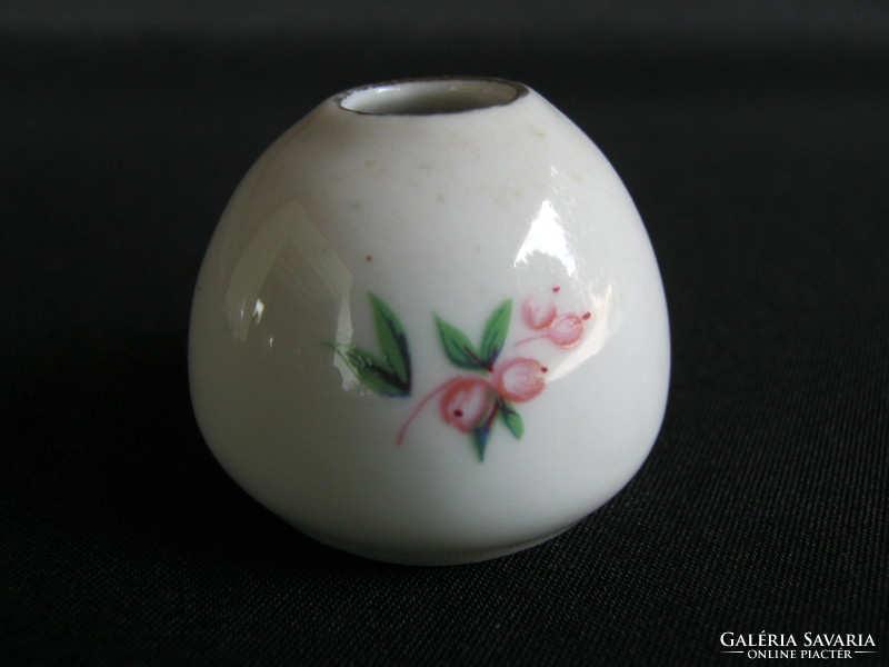 Hollóház porcelain mini vase