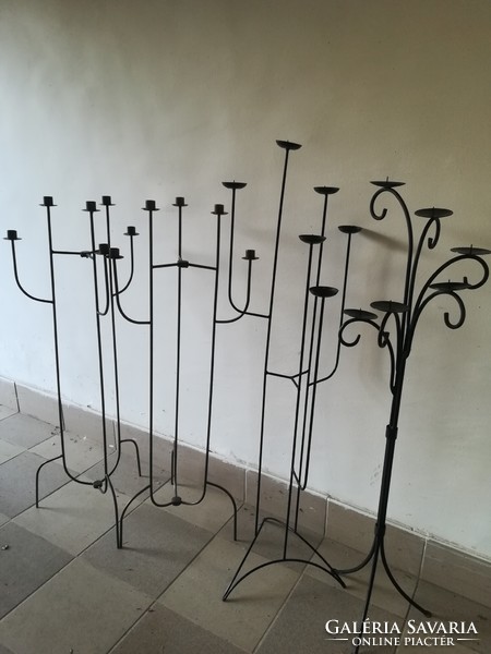 4 candle holders, 1 meter high