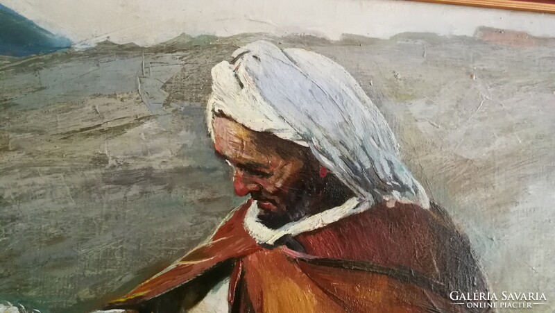 Vilmos Czétényi the Good Shepherd oil painting