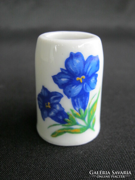 Bavaria porcelain blue floral mini mug