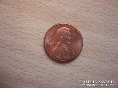 USA 1 Cent 1989 D