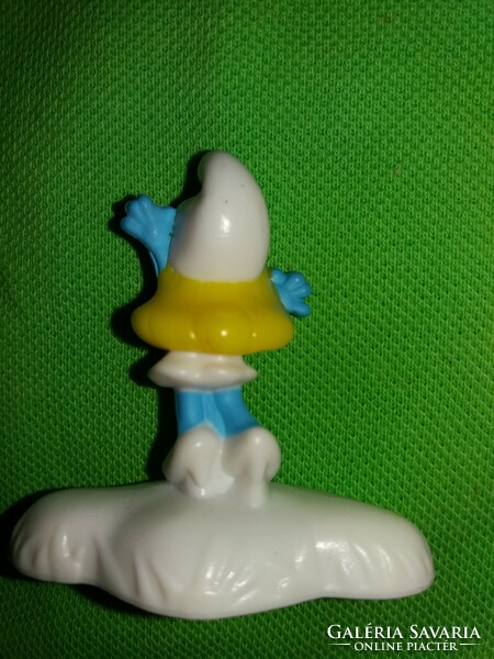 Retro original peyo shop goods smurfs - smurfs figures on a pedestal 3 in one according to the pictures