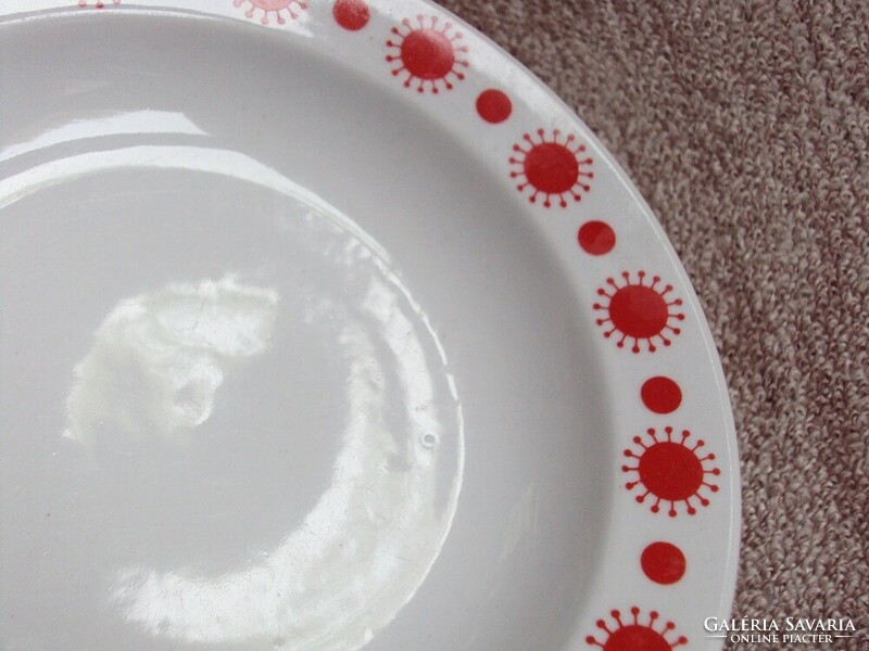 Retro Alföldi porcelán Centrum Varia napocska mintás mély tányér Alföldi porcelán jelzéssel