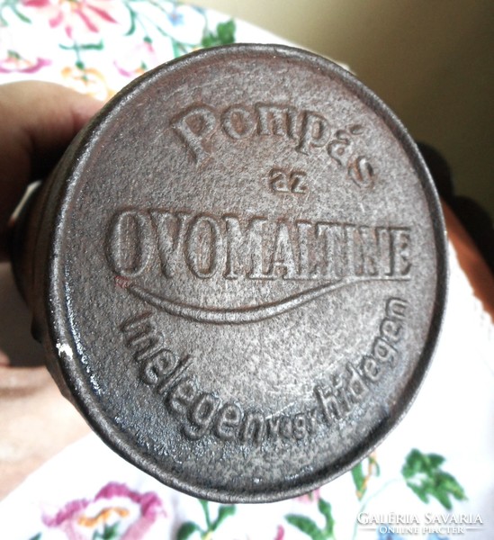 Ovomaltine - antik gyermek tápszeres fémdoboz (1920 körül)