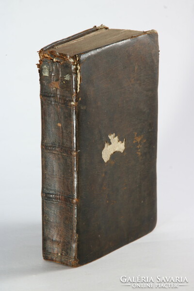 1755 - Redlhamer's physics textbook with 9 folding copperplates in leather binding!