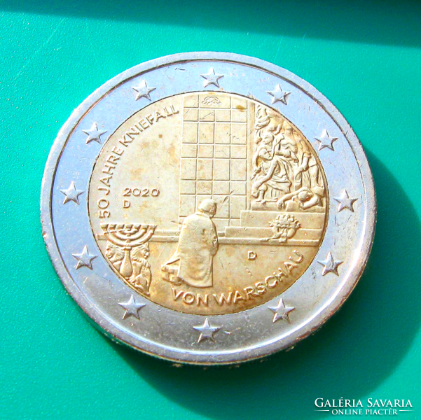 Germany - 2 Euro Commemorative Coin - 2020 - ''d'' - 50th Anniversary - Fall of Warsaw
