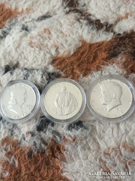 Silver commemorative coins from the USA