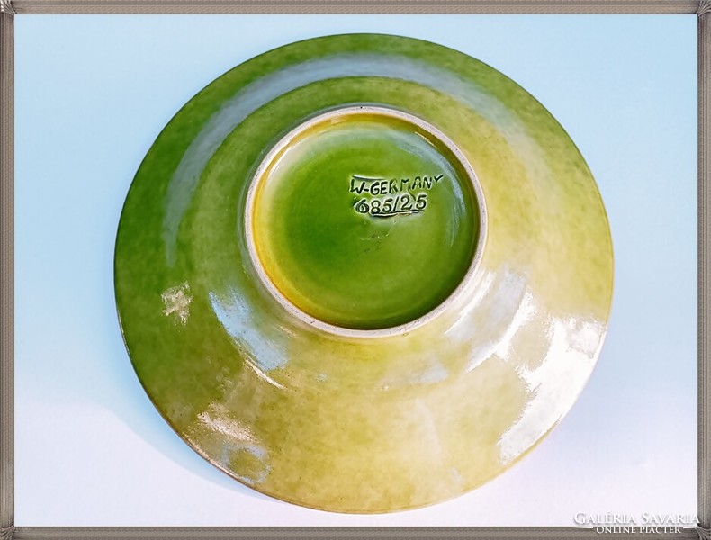 German craftsman ceramic decorative bowl fruit bowl