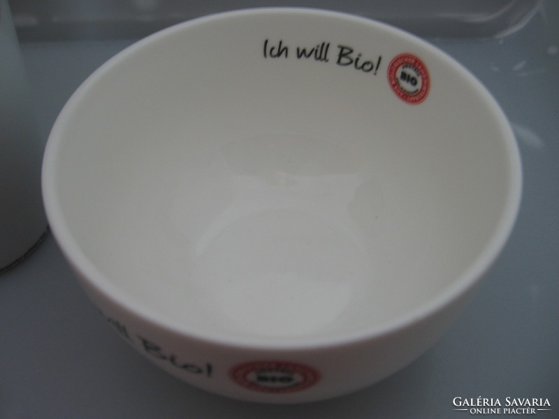 AMA BIO Siegel Austria 2 porcelán pohár és 1 db tálka darabra