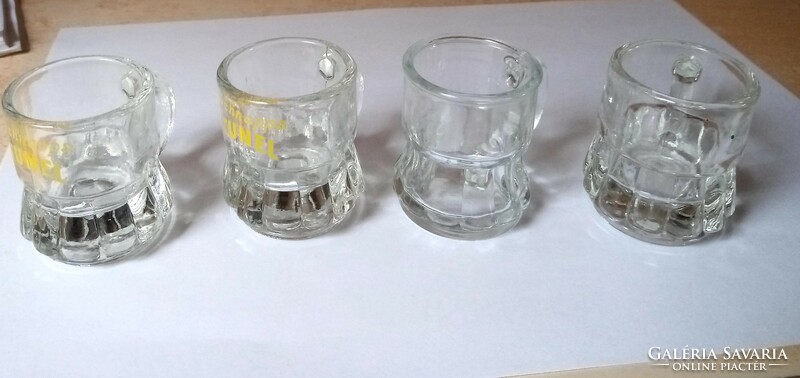 4 schnapps mugs, regi xx