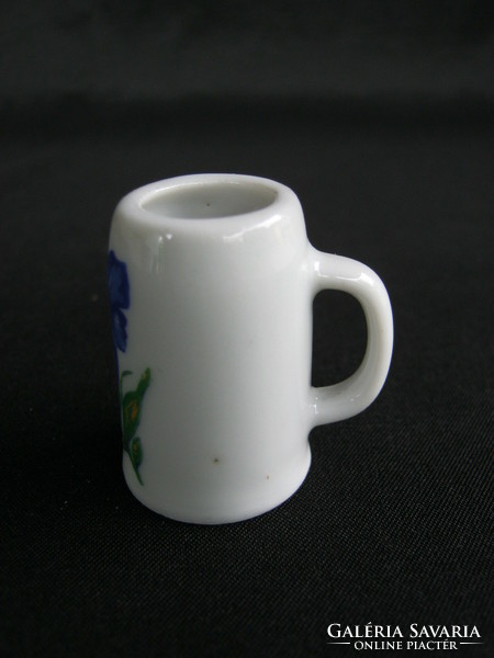 Bavaria porcelain blue floral mini mug