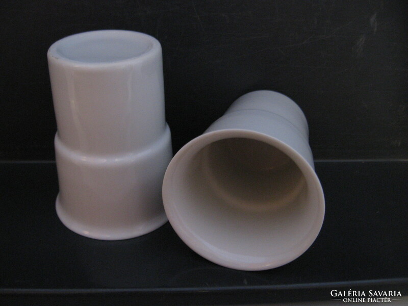 Pair of retro Ikea white porcelain cups