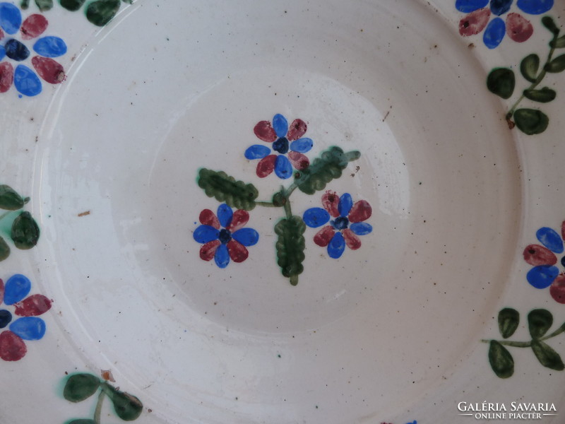 Huge lowland earthenware bowl, second half of the 19th century