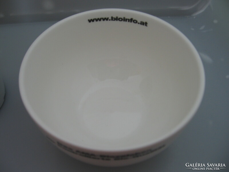 AMA BIO Siegel Austria 2 porcelán pohár és 1 db tálka darabra