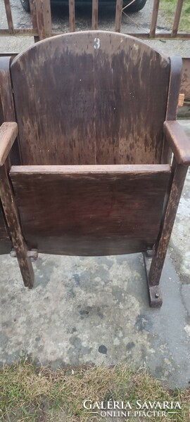 3 Pcs.-Os art deco cinema chairs