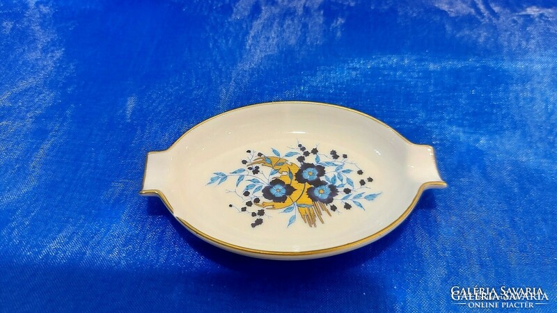 Herend porcelain mallow bowl, ashtray.