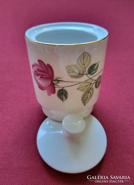 Cp colditz German porcelain sugar bowl with rose flower pattern