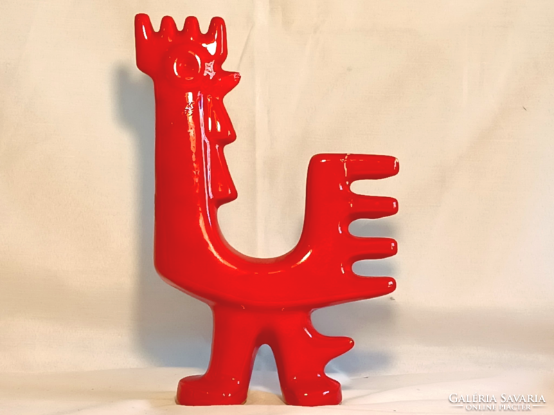 Art deco ceramic rooster (damaged)