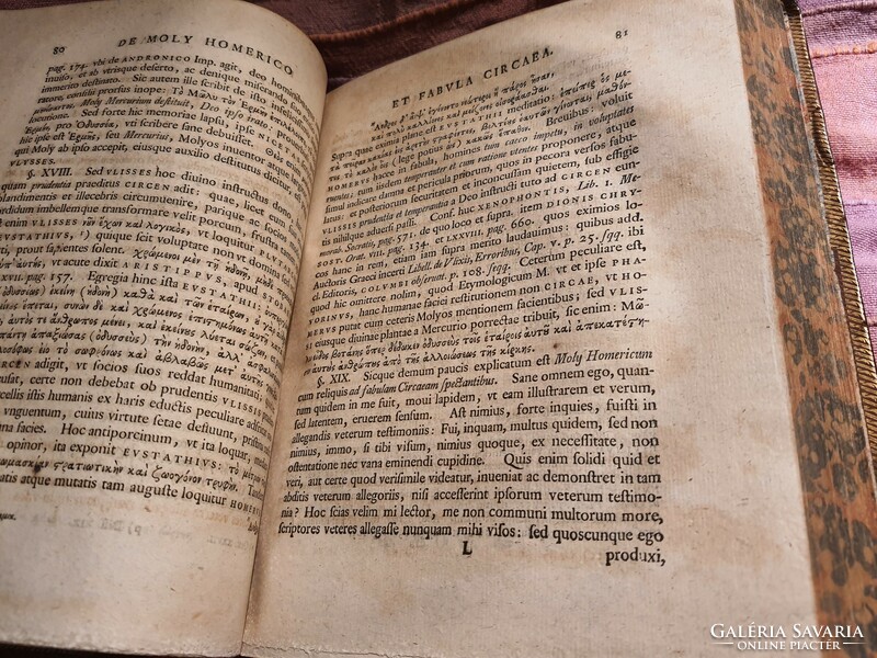 Thriller: opuscula medica ac medico philologica: thick medical book from 1766, 3 volumes in one full leather